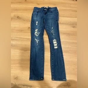 JustFab Distressed Jeans Size 26